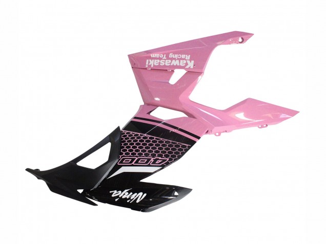 Pink Matte Black Honeycomb 2018-2024 Kawasaki Ninja 400 Motorcycle Fairings
