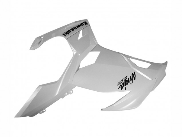Glossy White 2018-2024 Kawasaki Ninja 400 Motorcycle Fairings