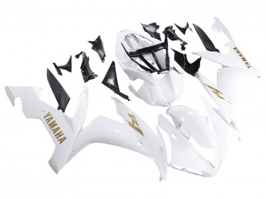 White Gold Decals 2004-2006 Yamaha YZF 1000 R1 Motorcycle Fairings