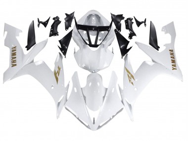 White Gold Decals 2004-2006 Yamaha YZF 1000 R1 Motorcycle Fairings