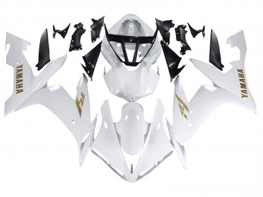 White Gold Decals 2004-2006 Yamaha YZF 1000 R1 Motorcycle Fairings