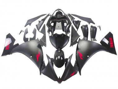 Glossy Black Matte Black Red 2012-2014 Yamaha YZF 1000 R1 Motorcycle Fairings