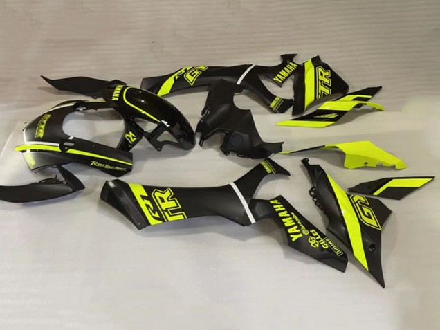 Glossy Black Fluorescent Yellow 2020-2025 Yamaha YZF 1000 R1 Motorcycle Fairings