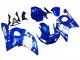 Blue White 1998-2002 Yamaha YZF 600 R6 Motorcycle Fairings