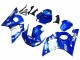 Blue White 1998-2002 Yamaha YZF 600 R6 Motorcycle Fairings