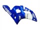 Blue White 1998-2002 Yamaha YZF 600 R6 Motorcycle Fairings