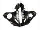 Glossy Black White Decals 2006-2009 Yamaha YZF R6S Motorcycle Fairings