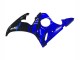 Blue Glossy Black 2006-2009 Yamaha YZF R6S Motorcycle Fairings