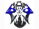 Blue Glossy Black 2006-2009 Yamaha YZF R6S Motorcycle Fairings