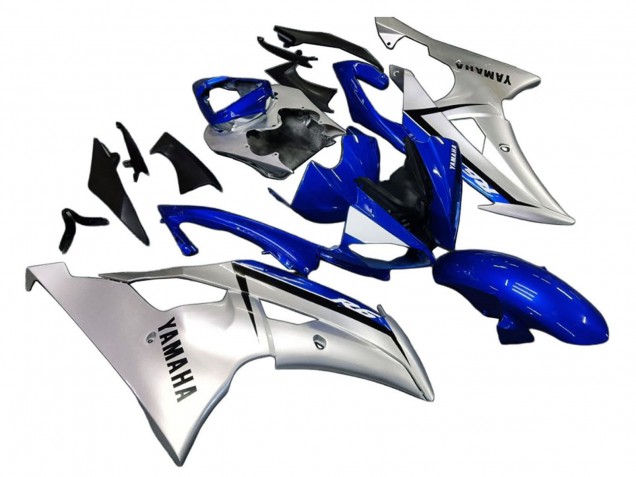 Silver Blue 2008-2016 Yamaha YZF 600 R6 Motorcycle Fairings