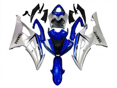 Silver Blue 2008-2016 Yamaha YZF 600 R6 Motorcycle Fairings