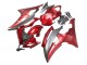 Red Grey 2008-2016 Yamaha YZF 600 R6 Motorcycle Fairings