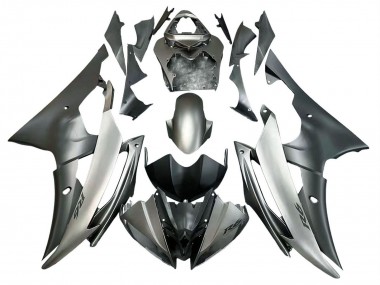 Silver Grey 2008-2016 Yamaha YZF 600 R6 Motorcycle Fairings