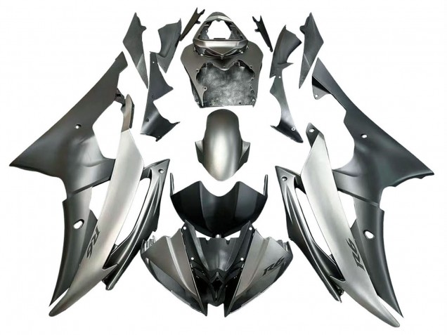 Silver Grey 2008-2016 Yamaha YZF 600 R6 Motorcycle Fairings
