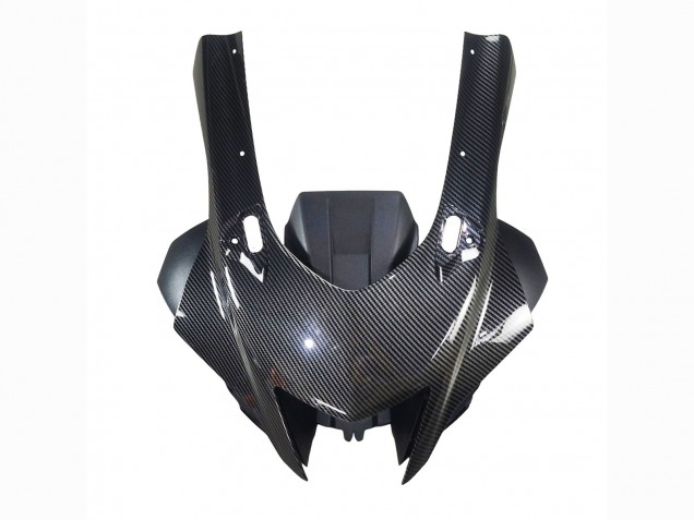 Black Carbon Fiber Carbon Fiber 2021-2024 Yamaha YZF R7 Motorcycle Fairings