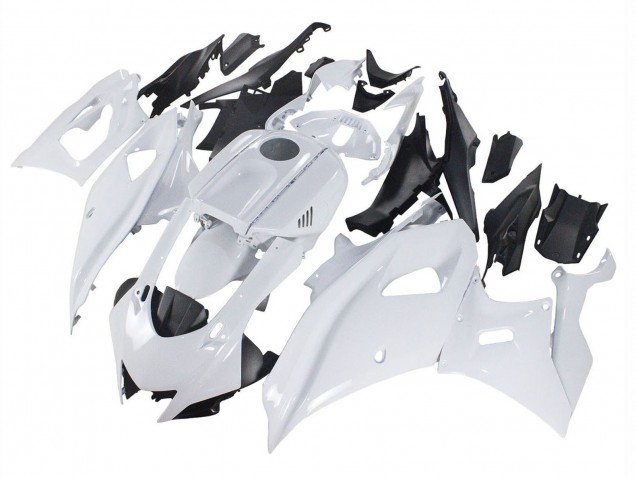 White 2021-2024 Yamaha YZF R7 Motorcycle Fairings