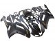Matte Black with Yellow Logo Ninja 2007-2008 Kawasaki ZX6R Motorcycle Fairings