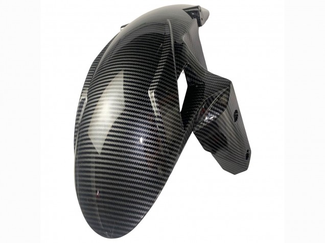 White Black Carbon Fiber 2019-2022 Kawasaki ZX6R Motorcycle Fairings