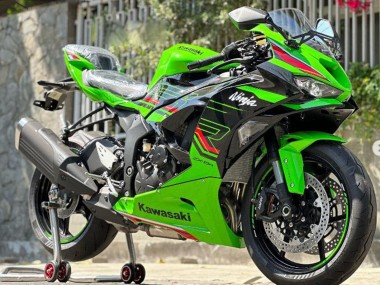 Green Glossy Black Red 2019-2022 Kawasaki ZX6R Motorcycle Fairings