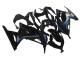 Glossy Black Blue 2013-2024 Kawasaki EX300 Motorcycle Fairings