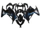 Glossy Black Blue 2013-2024 Kawasaki EX300 Motorcycle Fairings