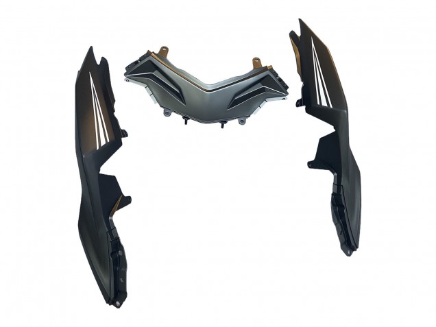 Matte Black White Elf Snow 2013-2024 Kawasaki EX300 Motorcycle Fairings