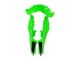 Green Silver Black 2013-2024 Kawasaki EX300 Motorcycle Fairings