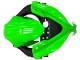 Green Silver Black 2013-2024 Kawasaki EX300 Motorcycle Fairings