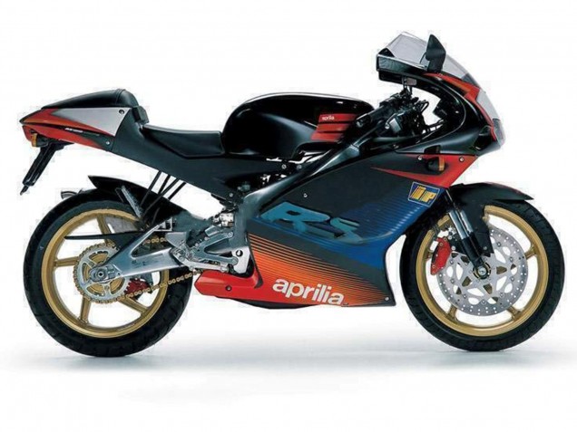 Black Red Silver 2000-2005 Aprilia RS125 Motorcycle Fairings