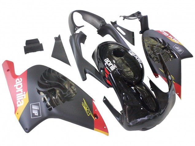 Black Red Yellow 2000-2005 Aprilia RS125 Motorcycle Fairings