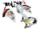 White Yellow Red 2000-2005 Aprilia RS125 Motorcycle Fairings