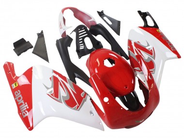 White Red 2000-2005 Aprilia RS125 Motorcycle Fairings