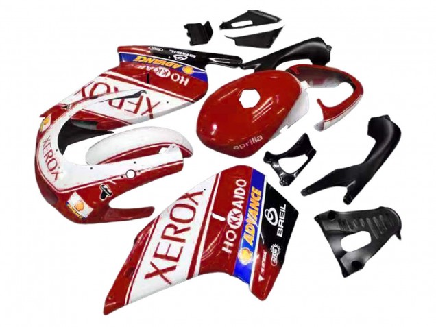 White Red Yellow Blue Xerox 2000-2005 Aprilia RS125 Motorcycle Fairings