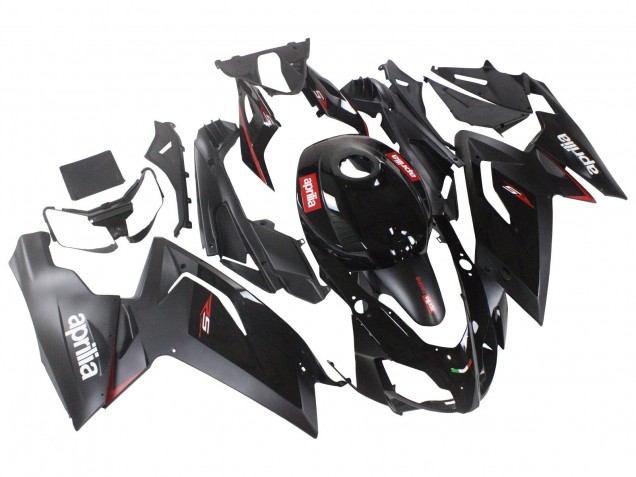 Glossy Black Red White Decal 2006-2011 Aprilia RS125 Motorcycle Fairings