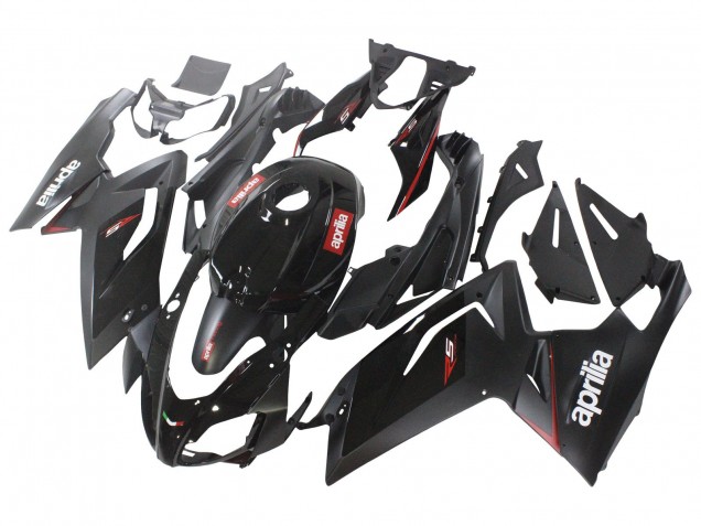 Glossy Black Red White Decal 2006-2011 Aprilia RS125 Motorcycle Fairings