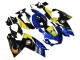 Blue Yellow Black Shark 2006-2011 Aprilia RS125 Motorcycle Fairings