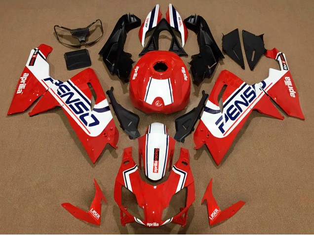 Red White 2006-2011 Aprilia RS125 Motorcycle Fairings