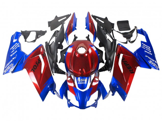 Blue Red 2006-2011 Aprilia RS125 Motorcycle Fairings