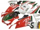 White Red Green 2006-2011 Aprilia RS125 Motorcycle Fairings