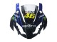 Blue Black Green Monster 46 2006-2011 Aprilia RS125 Motorcycle Fairings