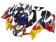 Yellow Dark Blue Red Bull 2006-2011 Aprilia RS125 Motorcycle Fairings