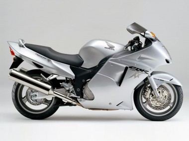 Silver Grey 1996-2007 Honda CBR1100XX Blackbird Motorcycle Fairings