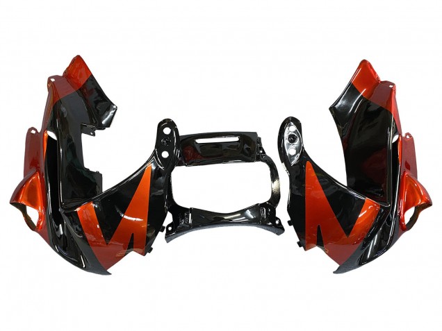 Orange Glossy Black 1991-1994 Honda CBR600 F2 Motorcycle Fairings