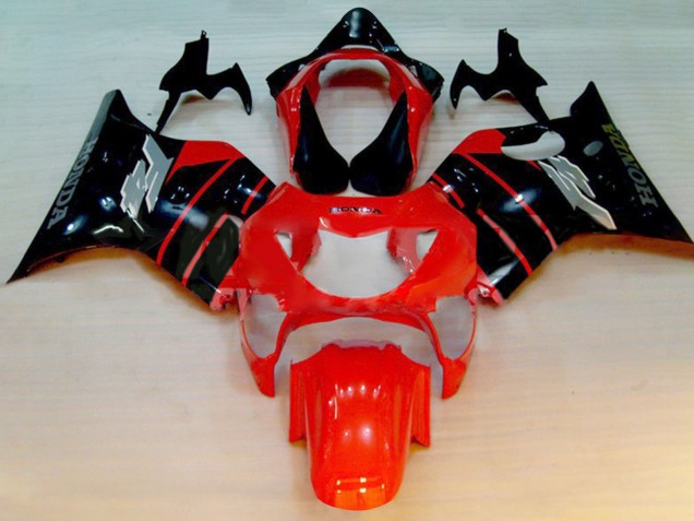 Red Glossy Black 1999-2000 Honda CBR600 F4 Motorcycle Fairings