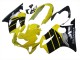 Yellow Glossy Black 1999-2000 Honda CBR600 F4 Motorcycle Fairings
