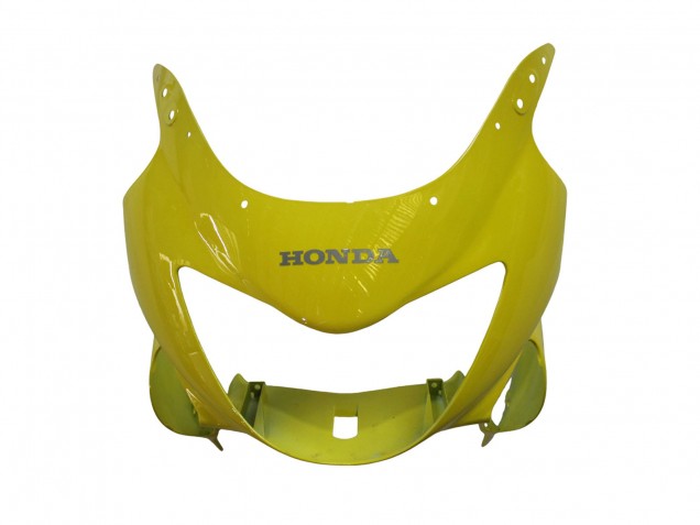 Yellow Glossy Black 1999-2000 Honda CBR600 F4 Motorcycle Fairings