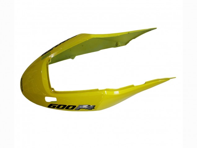 Yellow Glossy Black 1999-2000 Honda CBR600 F4 Motorcycle Fairings