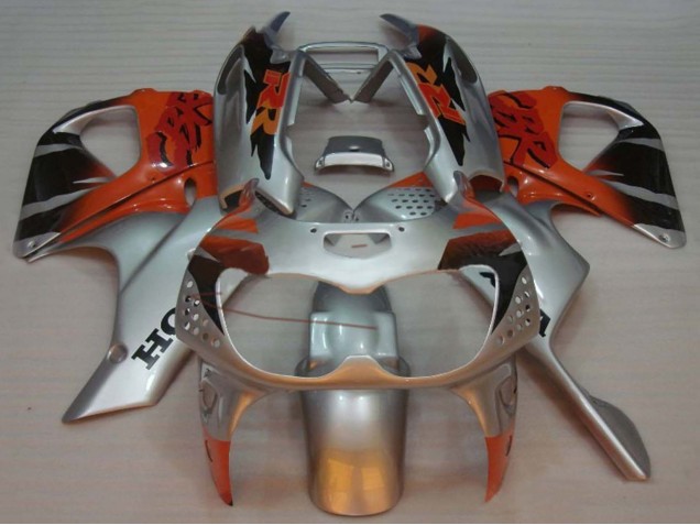 Silver Orange Glossy Black 1992-1993 Honda CBR900RR 893 Motorcycle Fairings