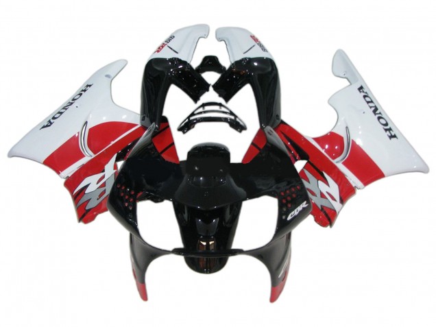 White Red Glossy Black 1998-1999 Honda CBR900RR 919 Motorcycle Fairings
