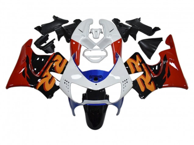 White Red Blue Glossy Black 1998-1999 Honda CBR900RR 919 Motorcycle Fairings